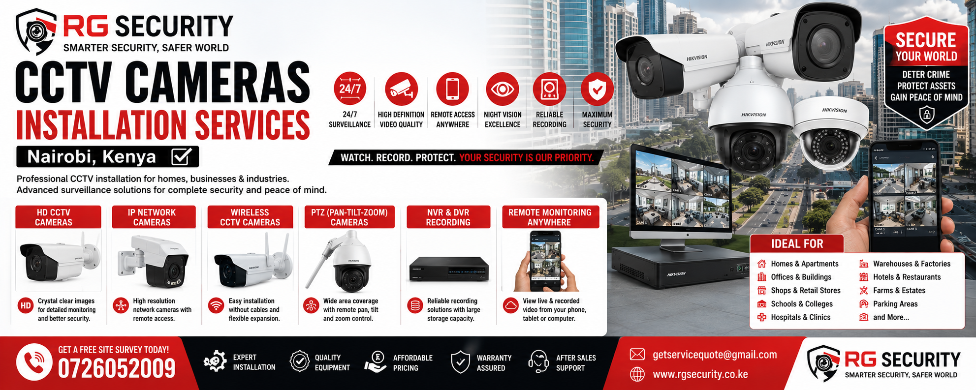 CCTV Cameras Installation